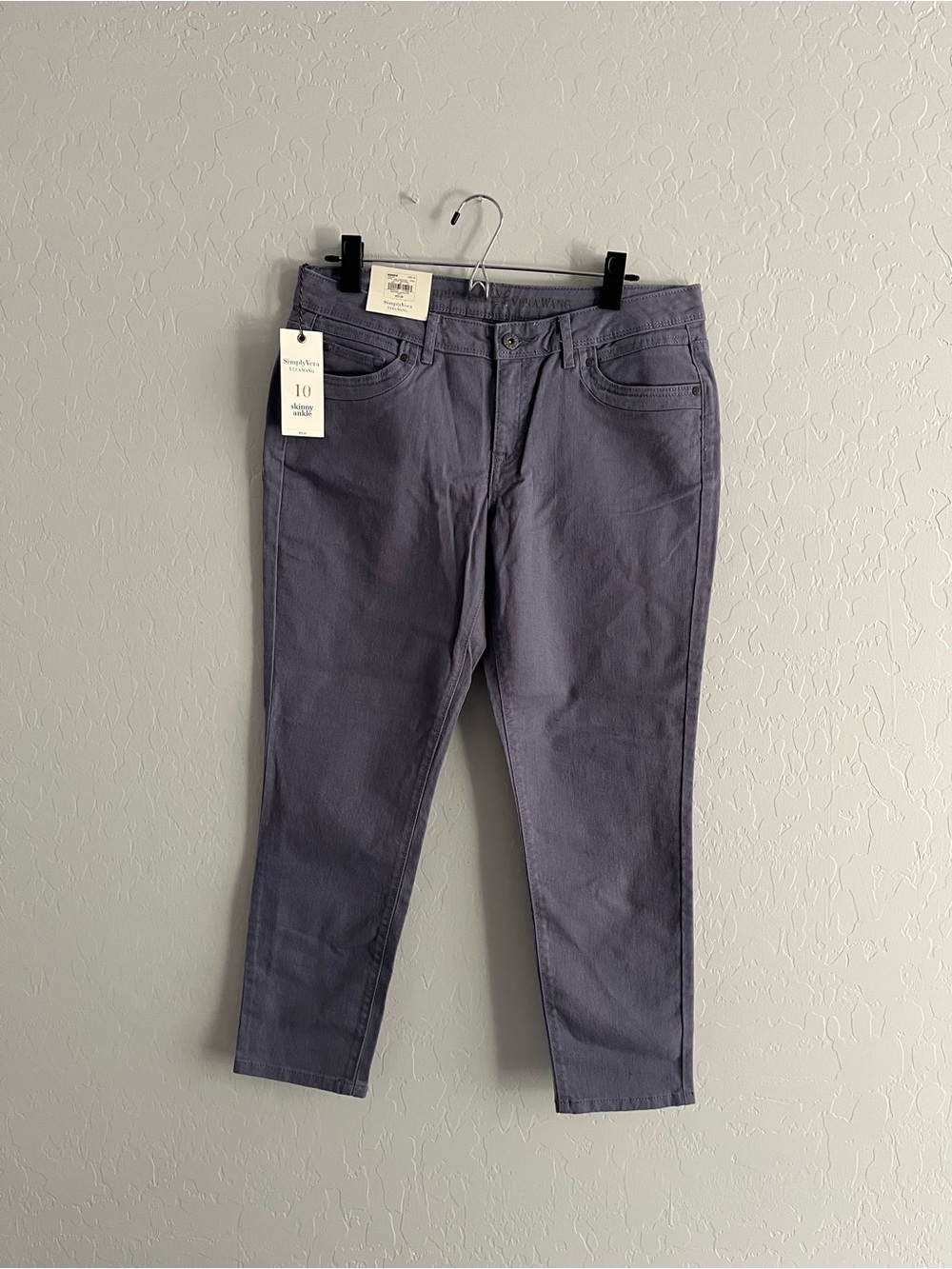Simply Vera Vera Wang Gray Skinny Ankle Pants